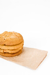 cookies on paper bag