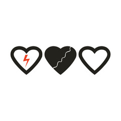 logo of a sick and energized heart