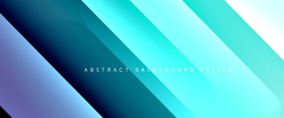 Fluid gradients with dynamic diagonal lines abstract background. Bright colors with dynamic light and shadow effects. Vector wallpaper or poster