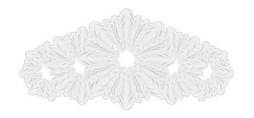 Design elements. Guilloche elements for make diploma or certificate.