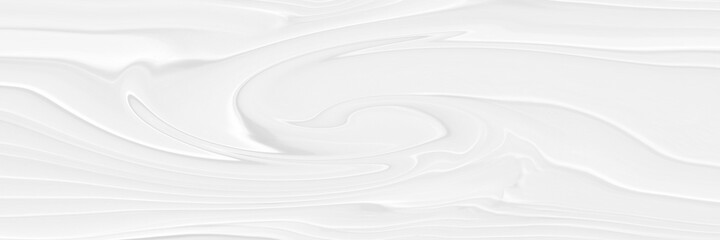 Blurred white background with elements of circles. The texture of volumetric figures for a screensaver or wedding card. Blur with space design.