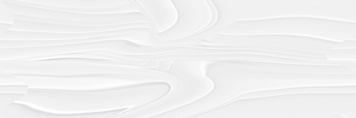 Blurred white background with elements of circles. The texture of volumetric figures for a screensaver or wedding card. Blur with space design.