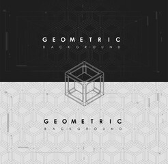 Isometric pattern covers. abstract, art, illustration, vector template.