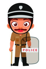 Indian, Man, Police, Indian Police Service, 
officer, Security  & Government Employees