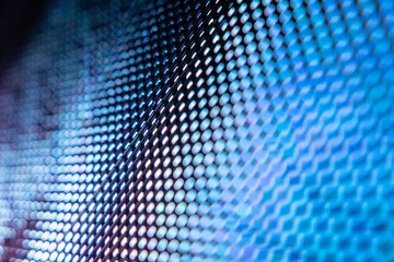 CloseUp LED blurred screen. LED soft focus background. abstract background ideal for design.