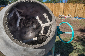 construction worker prepare concrete close-up