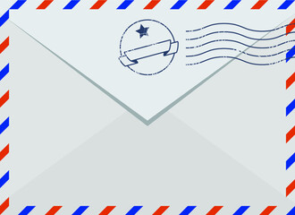 envelope, isolated vector illustration. Design for web, stickers, logo and mobile app.