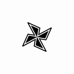 plus abstract icon logo vector