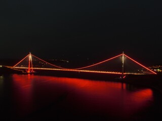 bridge at night