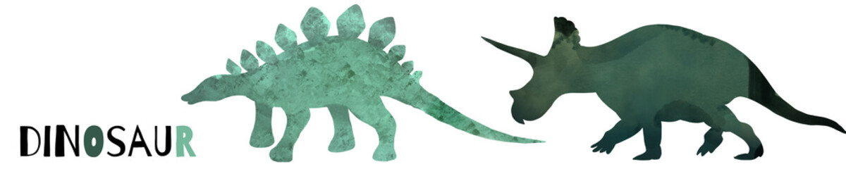 Pattern with dinosaurs © Tatyana