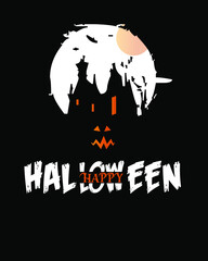 Happy Halloween new creative Halloween house party t shirt design