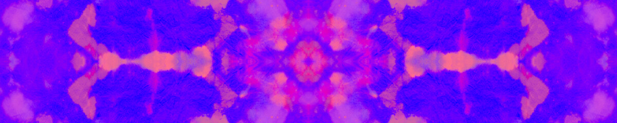 Seamless Neon Dyed Texture Shibori. Ethnic 