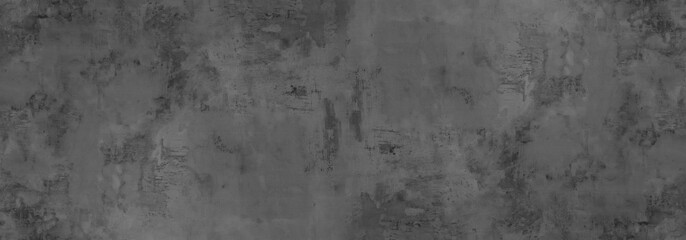 Fototapeta premium Grey gray anthracite stone concrete texture background panorama banner long 