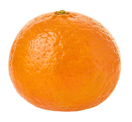 mandarin whole white isolated background
