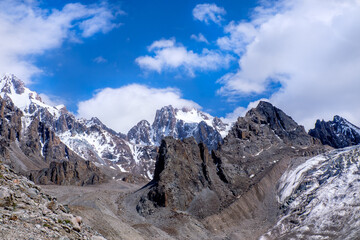 landscape in the dolomites