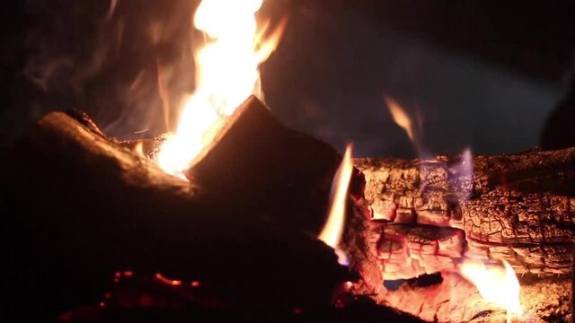FOGATA EN TEPOZTLAN MEXICO 