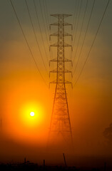 Fototapeta premium Sunrise Morning View At Brahmanbaria Bangladesh