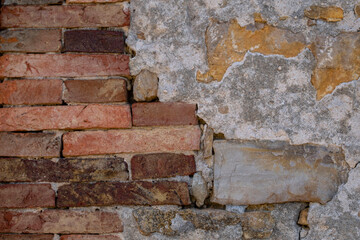 pared desconchada, Muriel de la Fuente, Soria, Comunidad Autónoma de Castilla, Spain, Europe