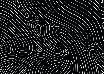 Abstract wave lines. Black and white line pattern. Vector illustration for web, banner, poster, backdrop, background.