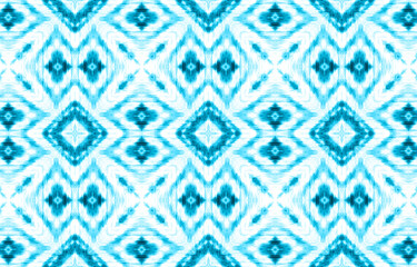 Abstract Watercolour Tile Pattern.