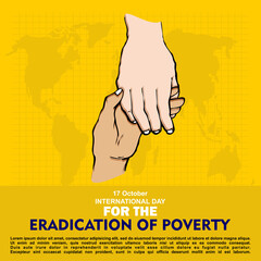 International Day For The Eradication of Poverty, poster and banner