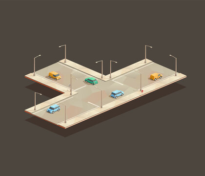 Three-way intersection