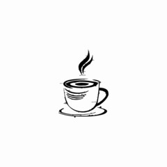 coffee cup icon icon logo vector