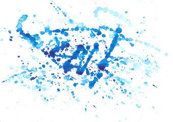 Fototapeta premium Watercolor paper background. Abstract painted Illustration. Brush splashes painting. Multi colored hand drawing pattern