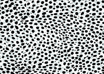 Cheetah skin pattern design. Cheetah spots print vector illustration background. Wildlife fur skin design illustration for print, web, home decor, fashion, surface, graphic design 