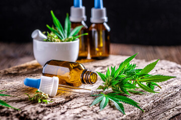 Therapeutic products made from cannabis (hemp) - CBD, THC