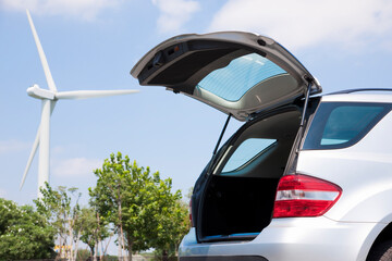 トランクと風車