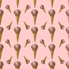 ice cream pattern
