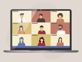 Conference video call, remote project management, quarantine, working from home, black community