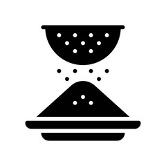 bakery shop icons related wheat with plate vectors in solid design,