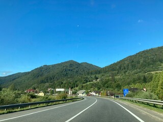 road in mountains