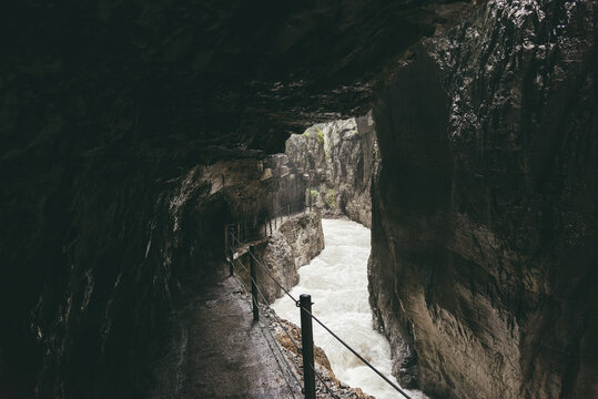 Weg durch die Partnach Klamm