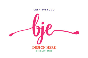 The simple BJE letter composition logo is easy to understand and authoritative
