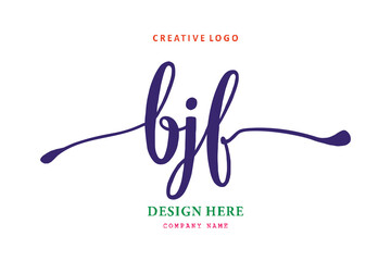 The simple BJF letter composition logo is easy to understand and authoritative
