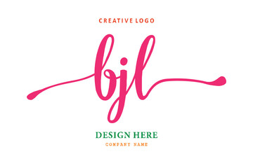 The simple BJL letter composition logo is easy to understand and authoritative