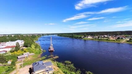Obraz premium view of the river