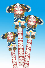 和凧と大入り袋