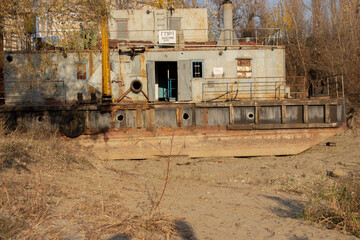 old abandoned boat