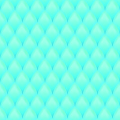 Abstract 3D background with geometric blue figures. Seamless pattern. 