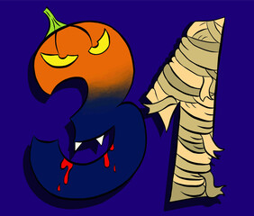 Halloween 31 october party numbers