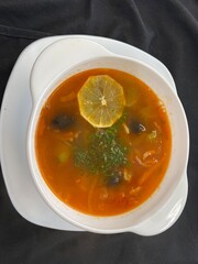 bowl of vegetable soup