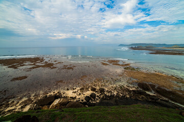 Tropical beach, Kuta Sea, Lombok, Indonesia