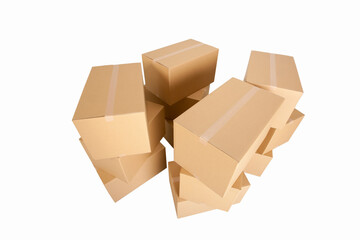 積み上がった段ボール