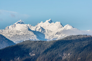 Obraz premium Snow-covered mountains in Tyrol