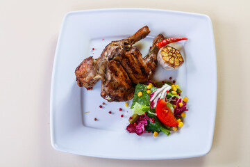 Grilled chicken legs