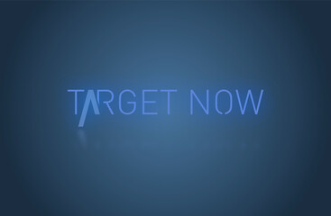 Target now con sfondo colorato